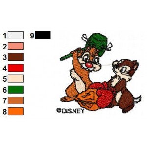 Disney Characters Embroidery Design 12